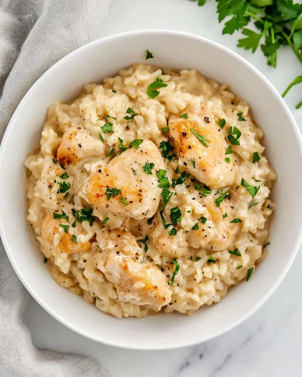 Creamy Chicken And Rice
