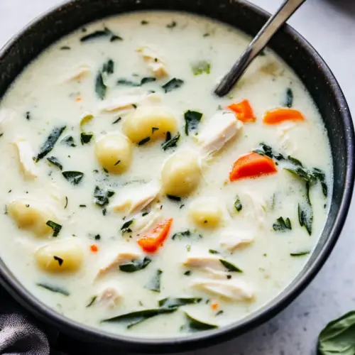 Creamy Chicken Gnocchi Soup