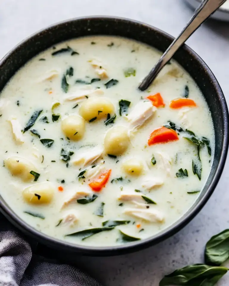 Creamy Chicken Gnocchi Soup