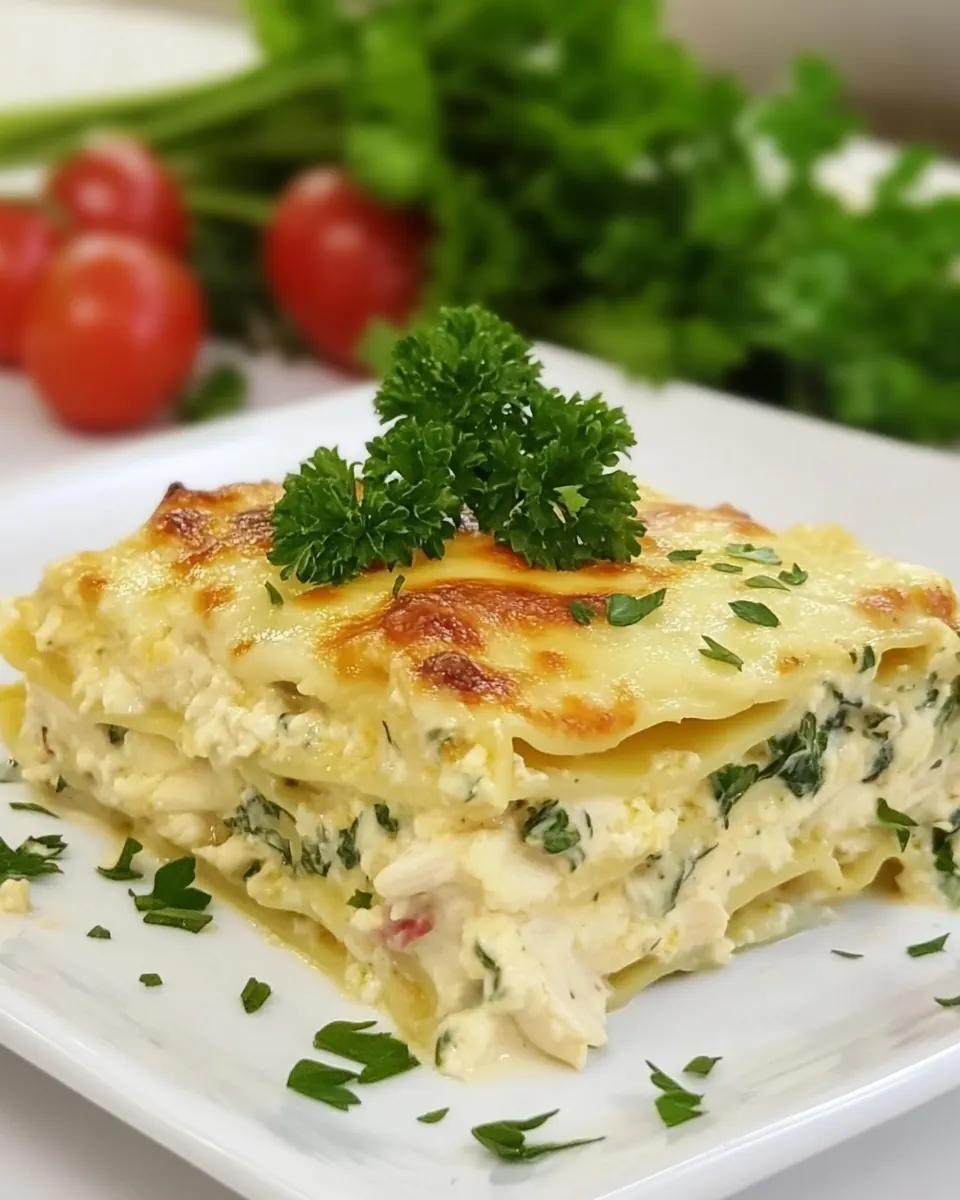 Creamy Chicken Lasagna