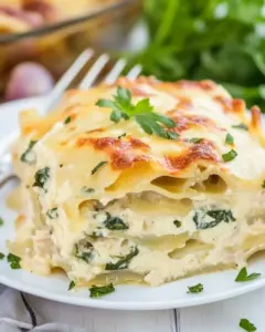 Creamy Chicken Lasagna