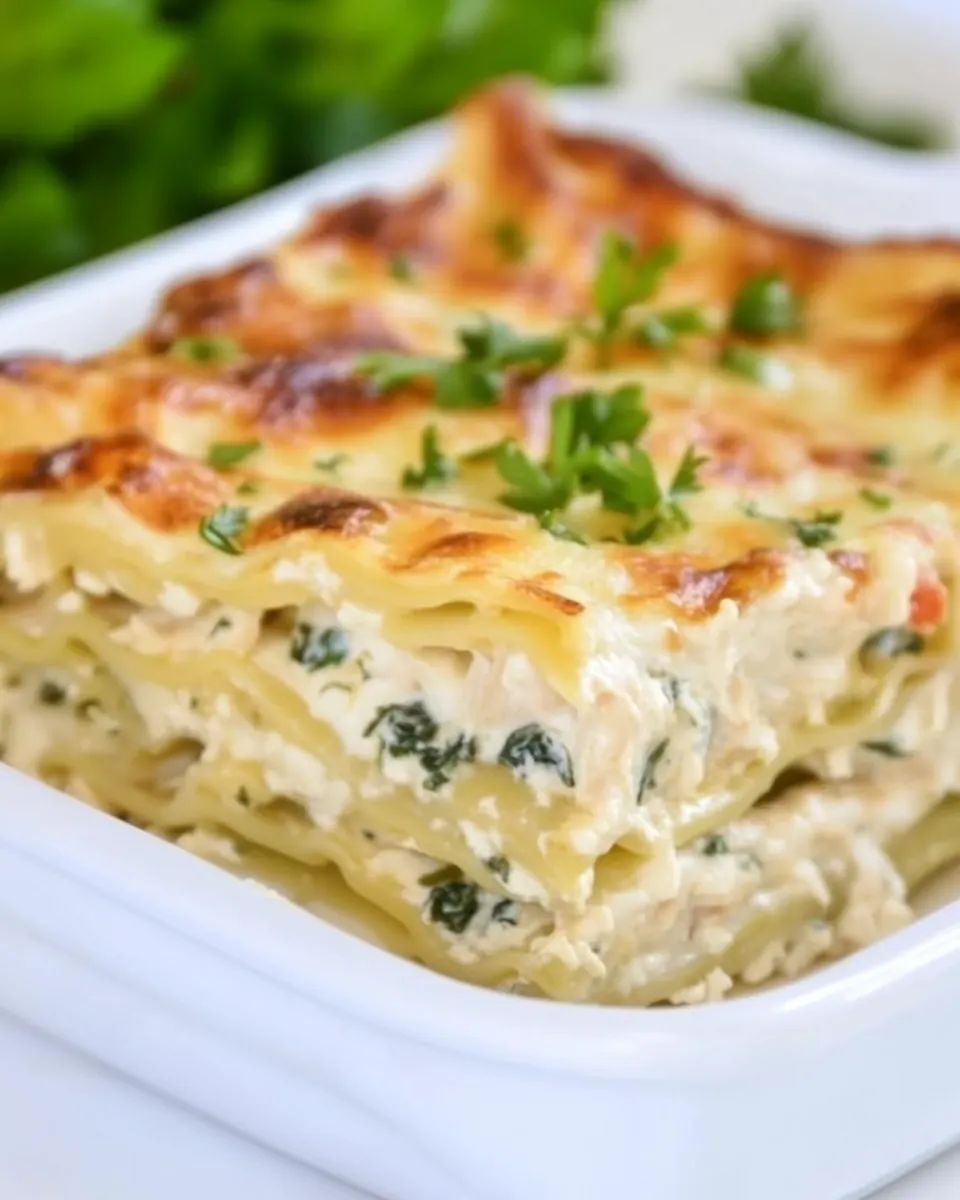 Creamy Chicken Lasagna