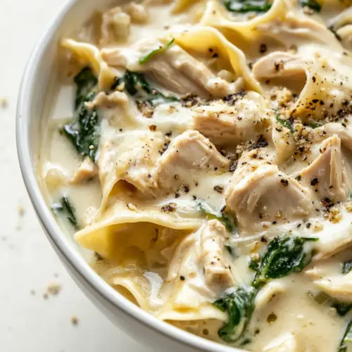 Creamy Chicken Lasagna Soup