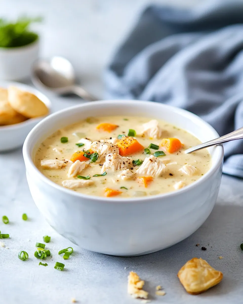 Creamy Chicken Pot Pie Soup