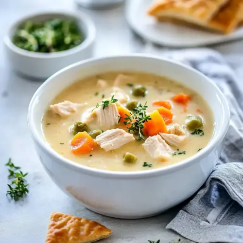 Creamy Chicken Pot Pie Soup