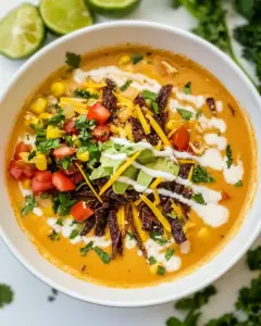 Creamy Chicken Tortilla Soup