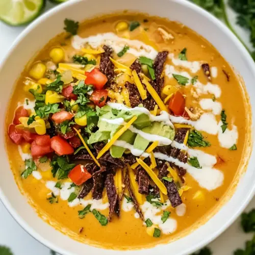 Creamy Chicken Tortilla Soup