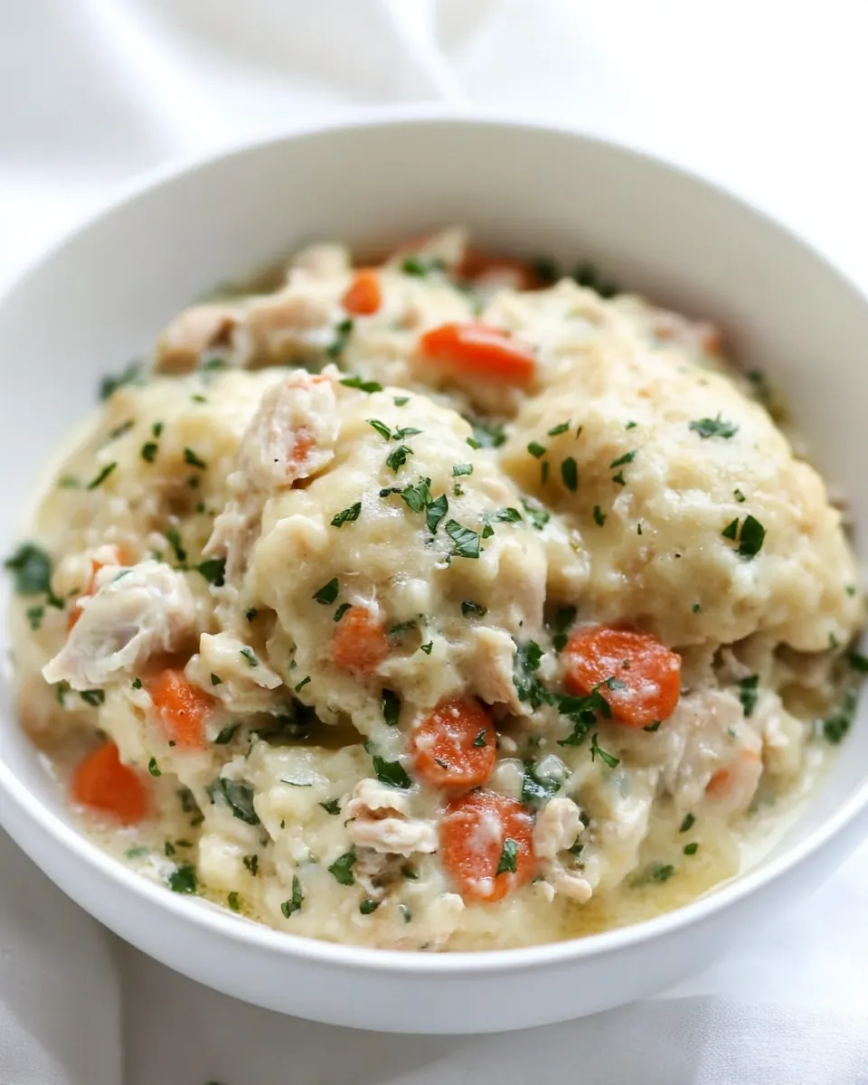 Creamy Chicken and Buttermilk Dumplings