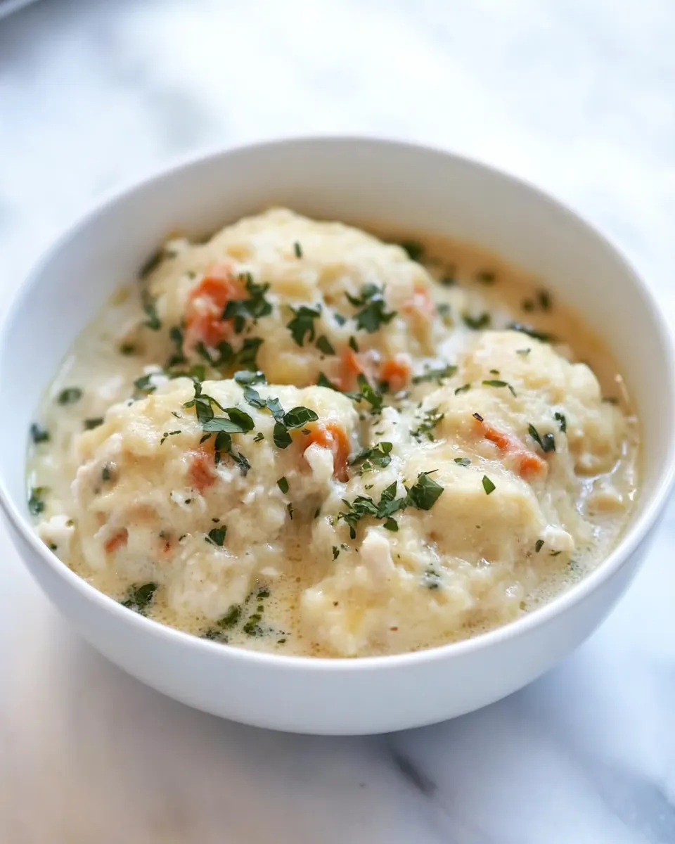 Creamy Chicken and Buttermilk Dumplings
