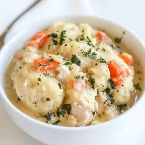 Creamy Chicken and Buttermilk Dumplings