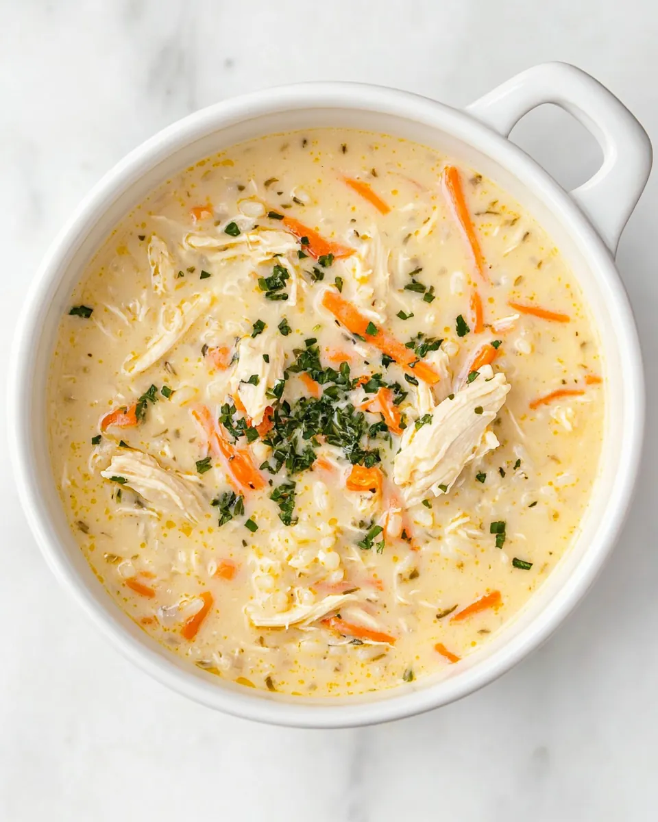 Creamy Chicken and Rice Soup