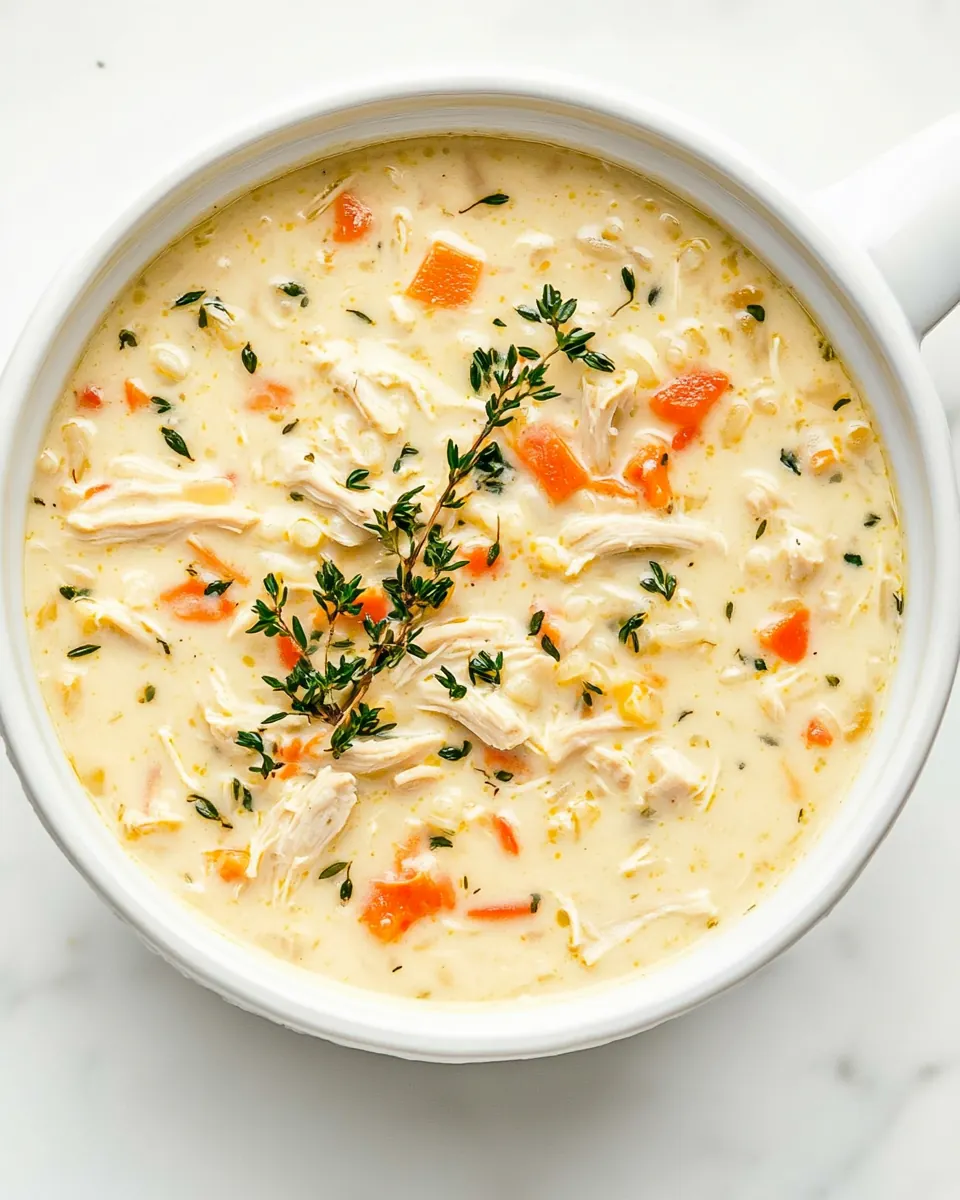 Creamy Chicken and Rice Soup