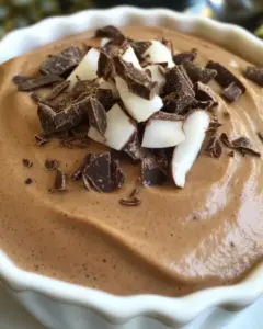 Creamy Chocolate Coconut Pudding