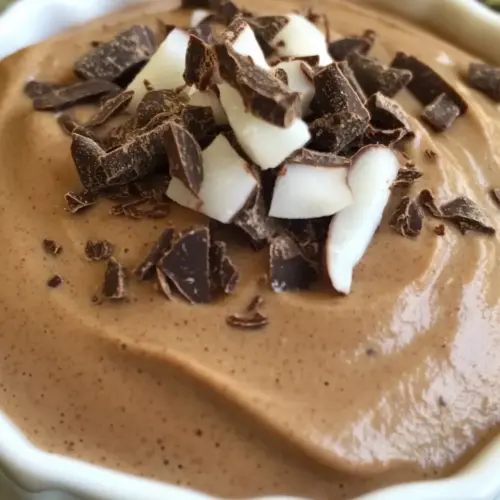 Creamy Chocolate Coconut Pudding