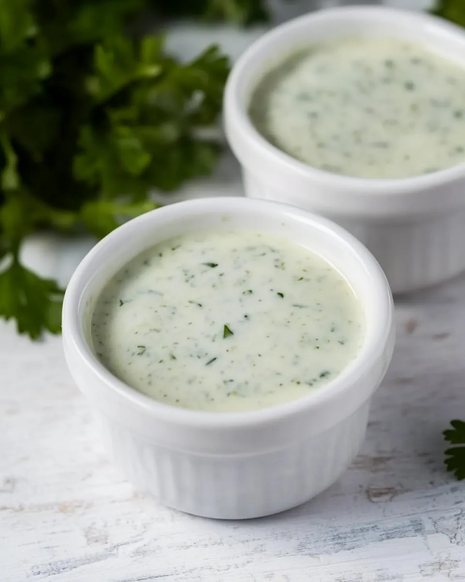 Creamy Cilantro Dipping Sauce