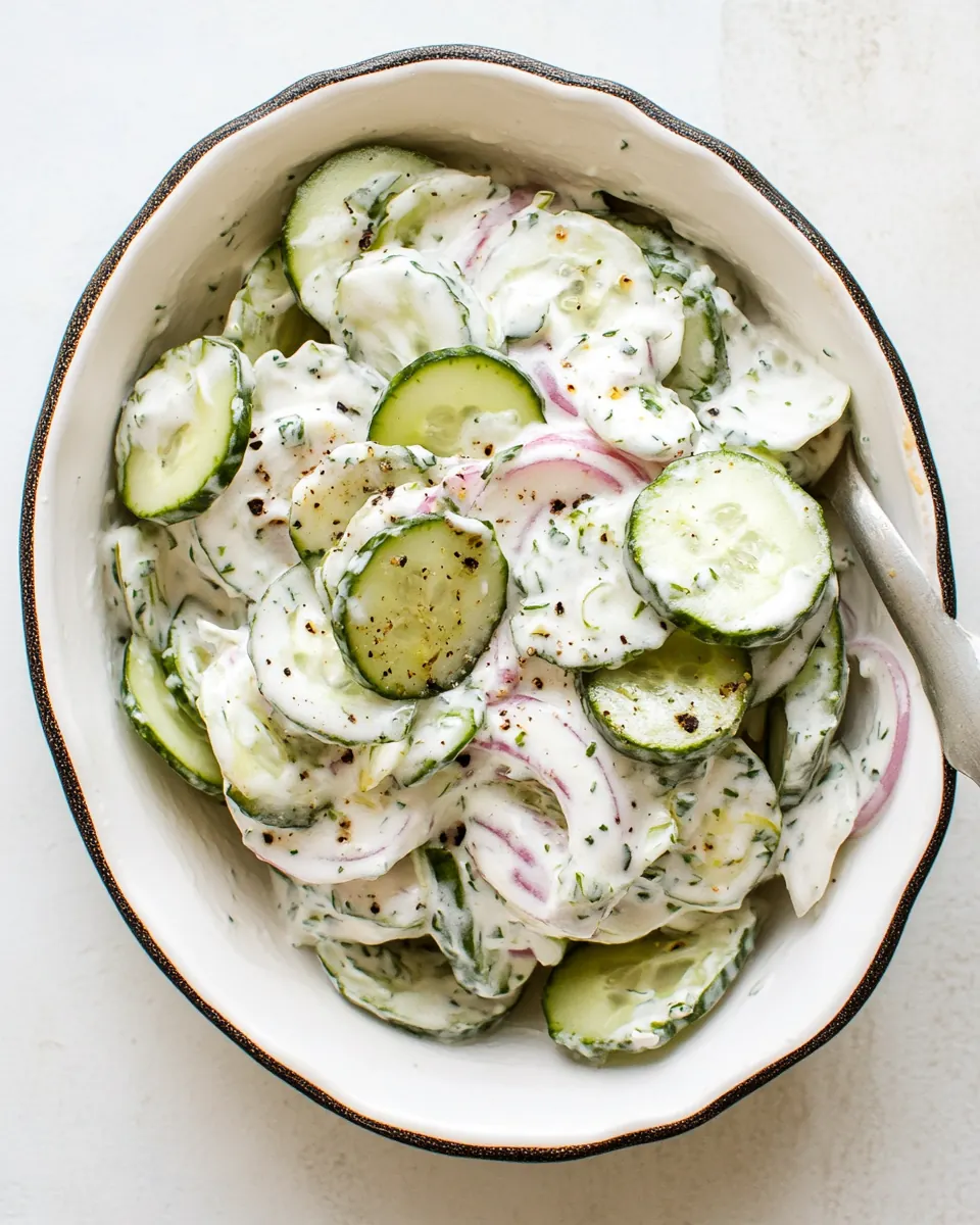 Creamy Cucumber Salad