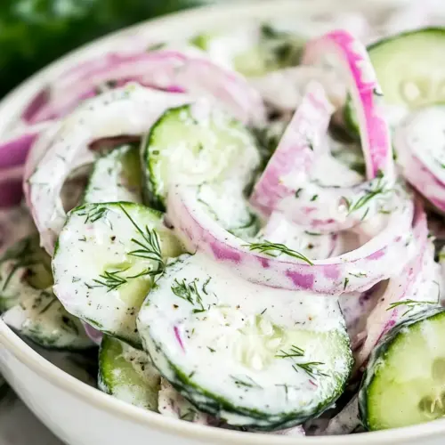 Creamy Cucumber Salad
