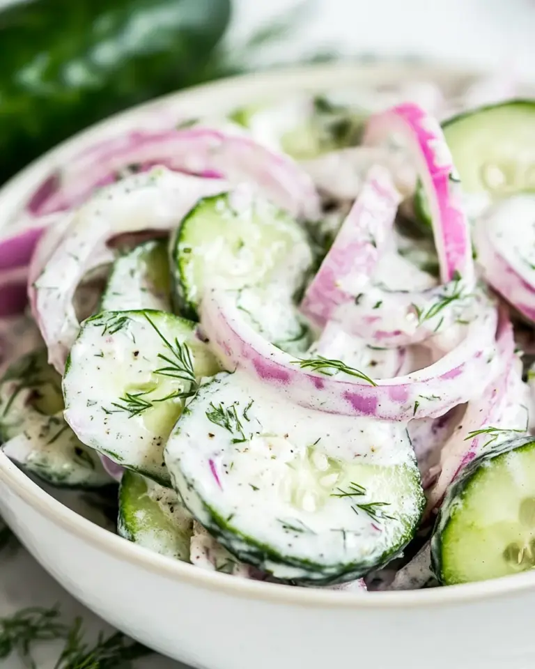 Creamy Cucumber Salad