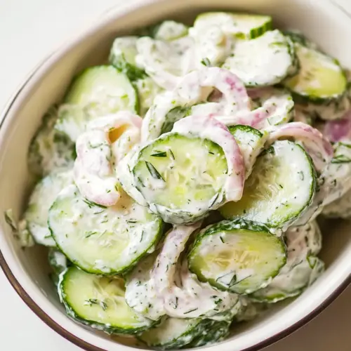 Creamy Cucumber Salad