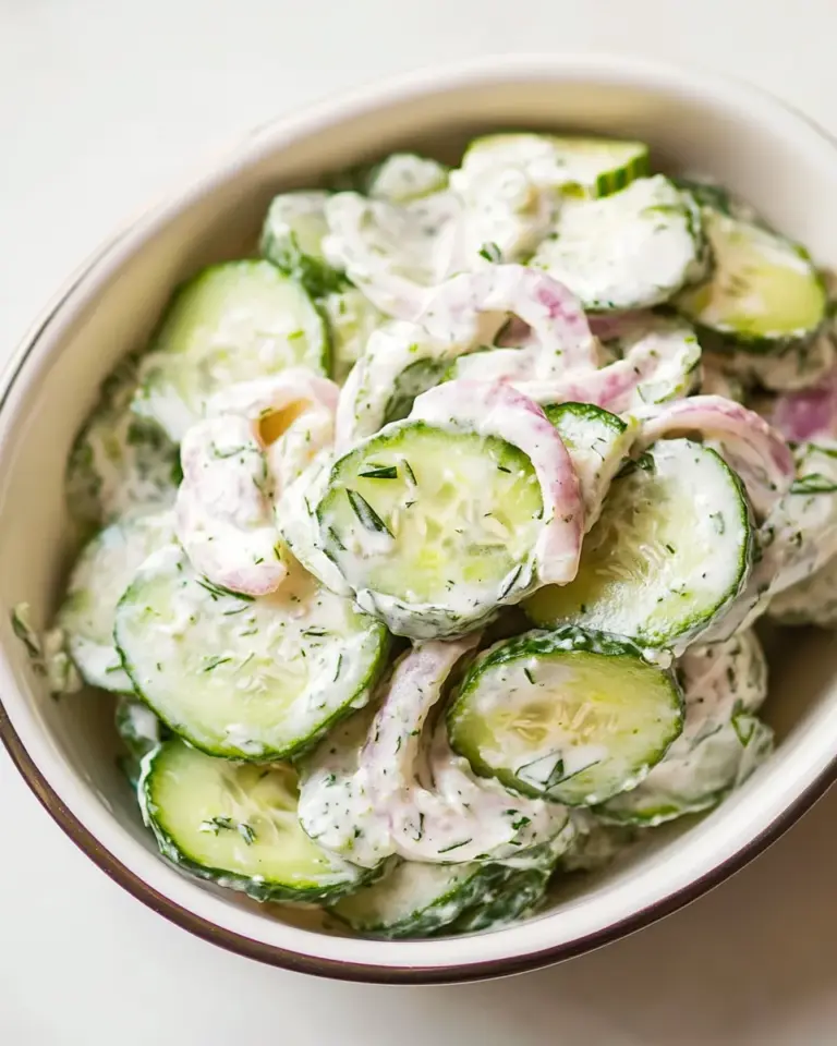 Creamy Cucumber Salad