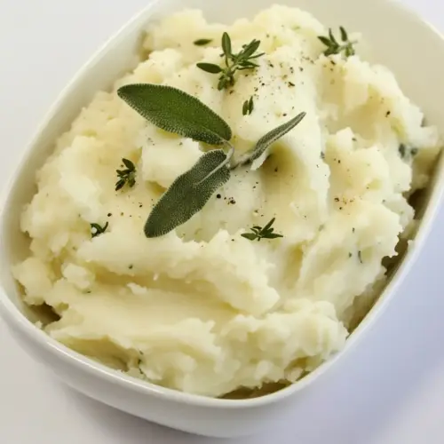 Creamy Goat Cheese and Sage Mashed Potatoes
