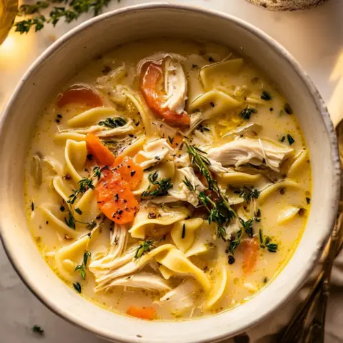 Creamy Homestyle Chicken Noodle Soup