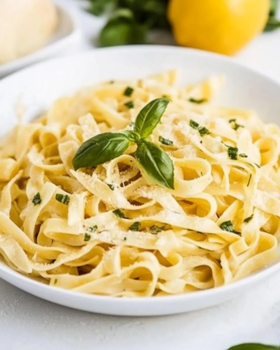 Creamy Lemon Basil Pasta