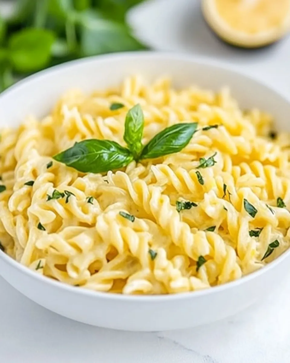 Creamy Lemon Basil Pasta