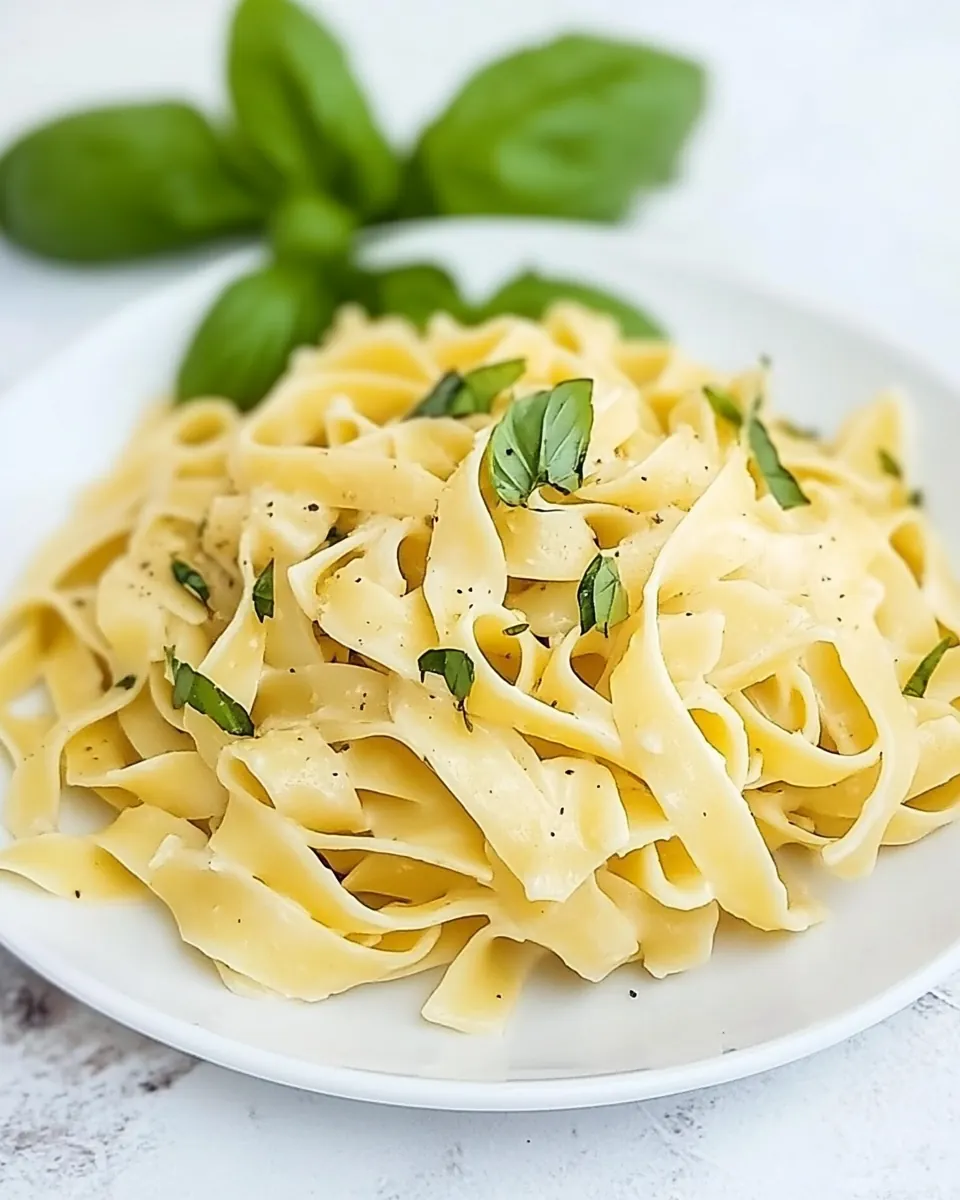 Creamy Lemon Basil Pasta