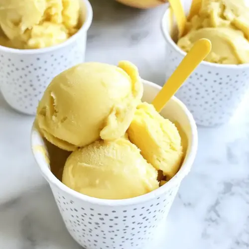 Creamy Mango Ice Cream