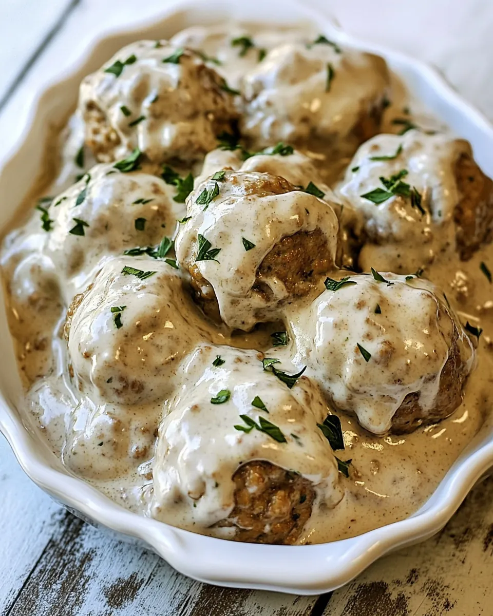 Creamy Meatballs