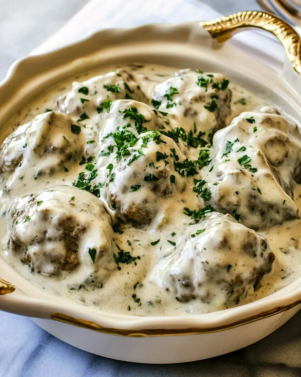 Creamy Meatballs