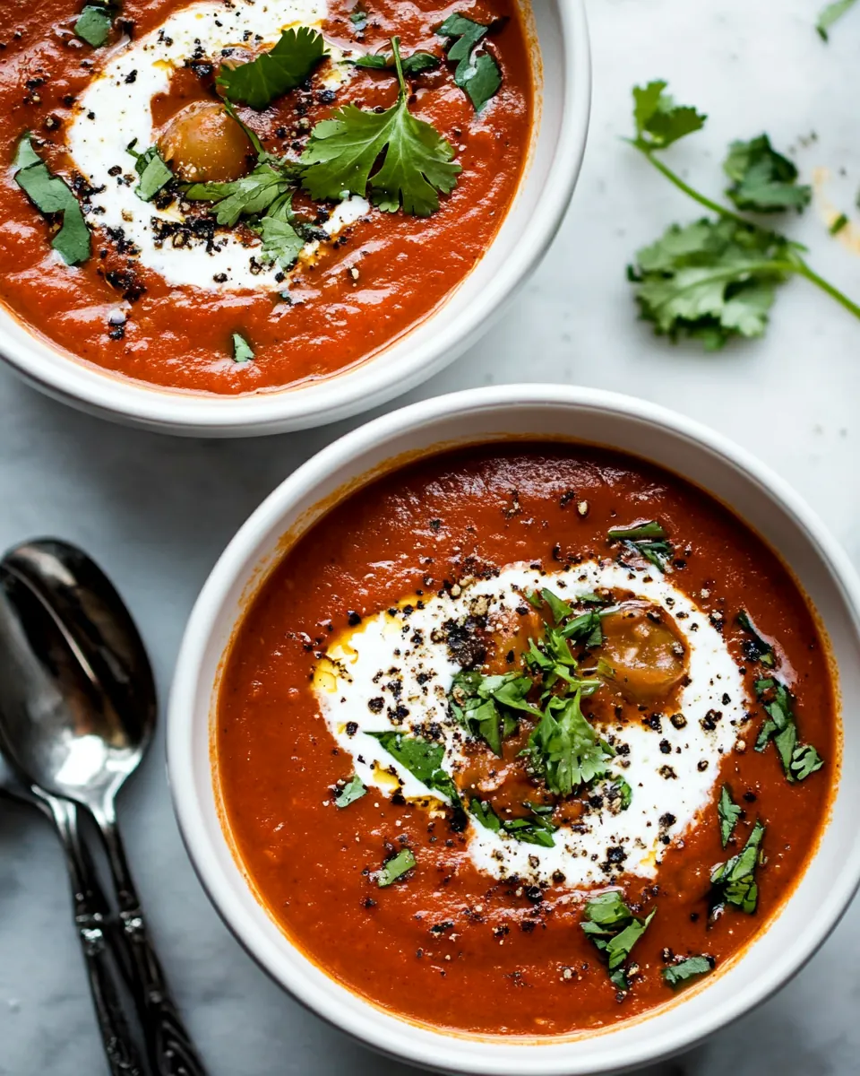 Creamy Moroccan Tomato Soup