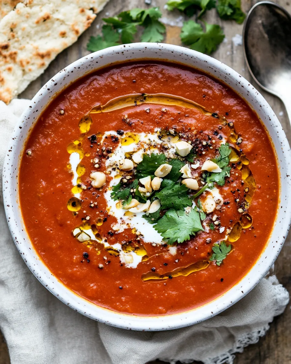 Creamy Moroccan Tomato Soup