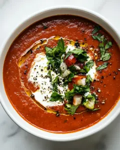 Creamy Moroccan Tomato Soup