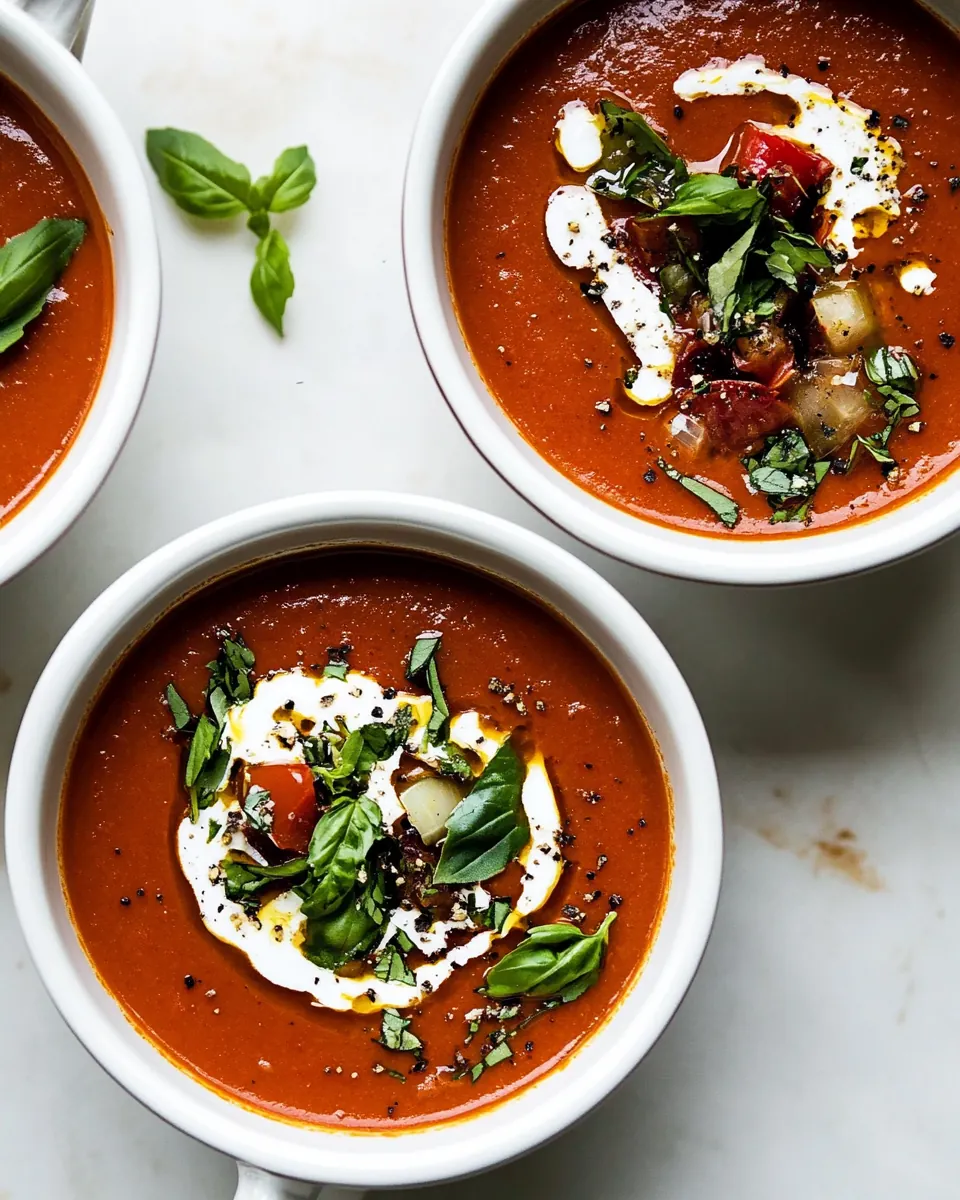 Creamy Moroccan Tomato Soup