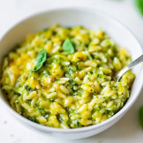 Creamy Pesto Orzo