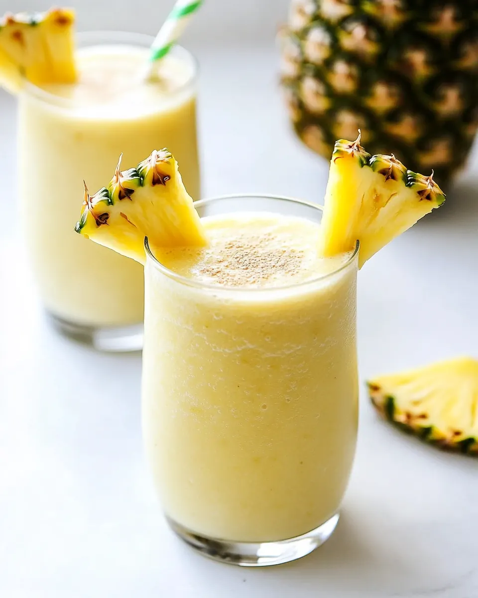 Creamy Pineapple Smoothie