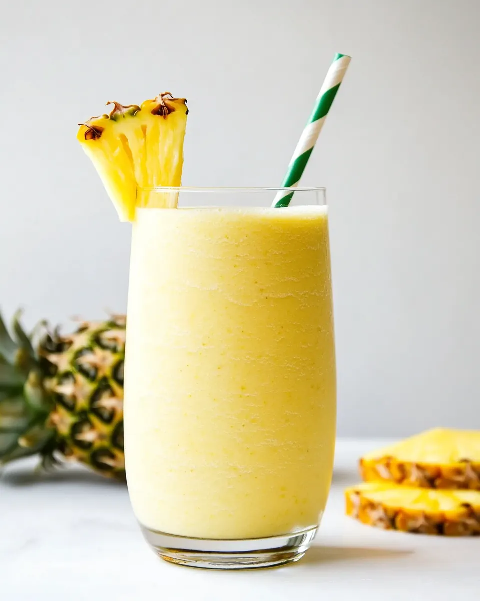 Creamy Pineapple Smoothie