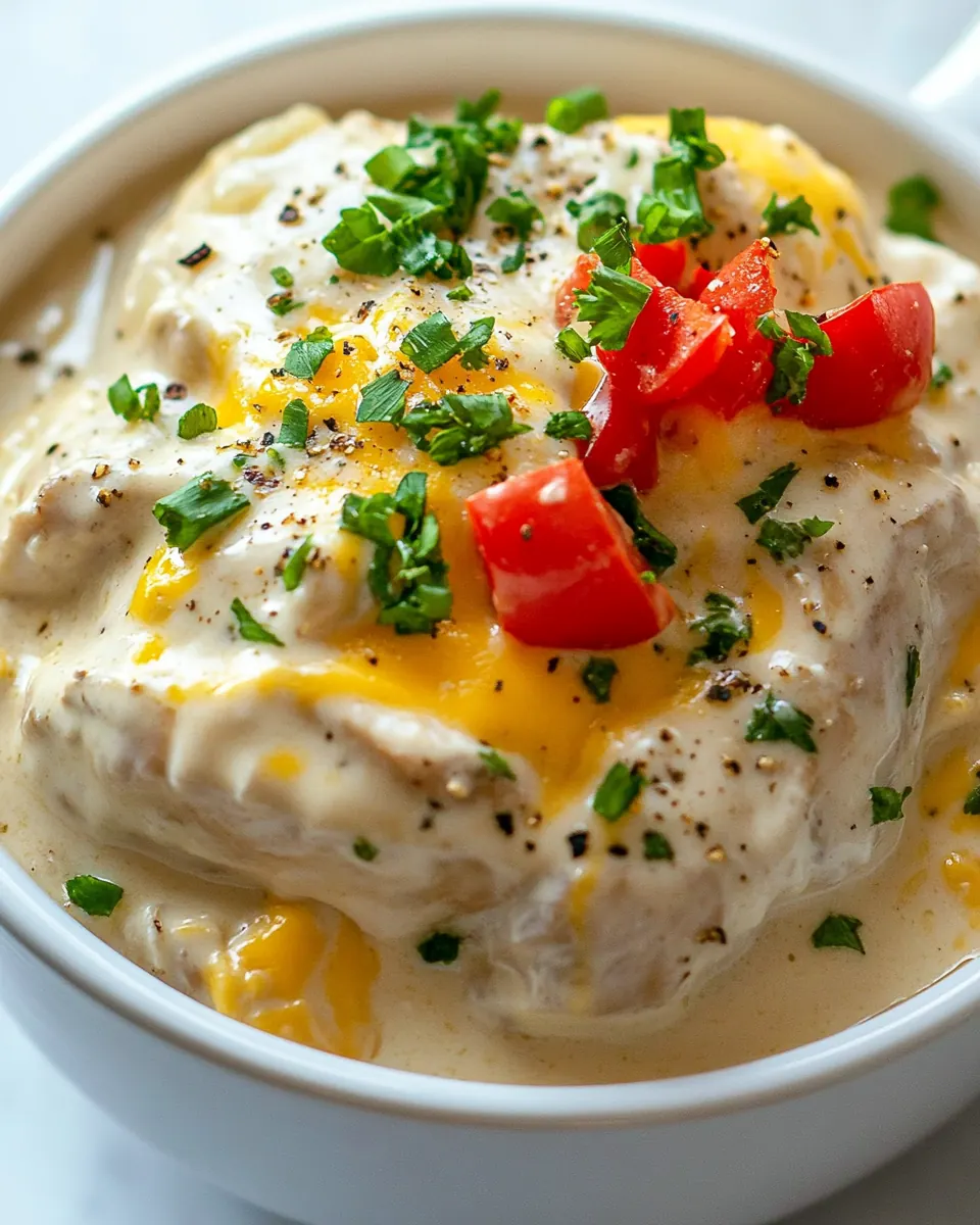 Creamy Slow Cooker Chicken