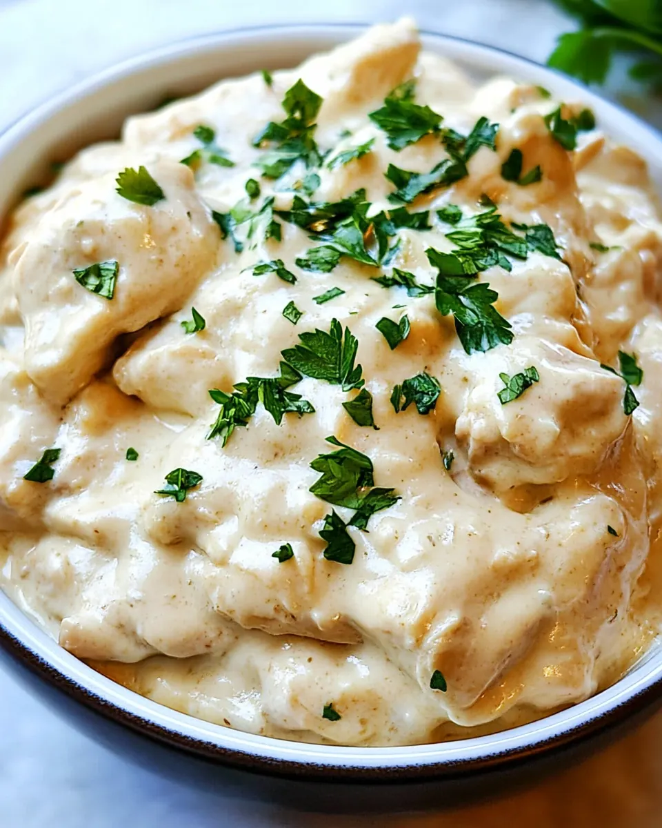 Creamy Slow Cooker Chicken