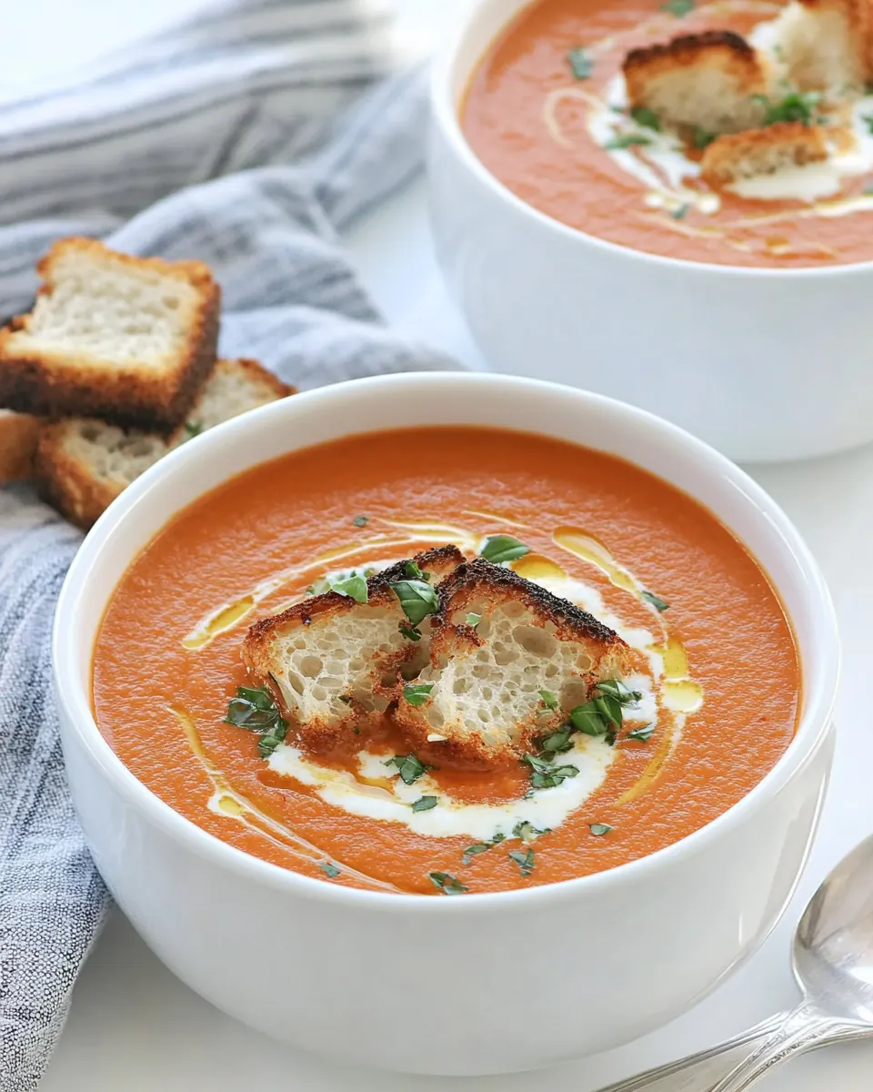 Creamy Tomato Basil Soup