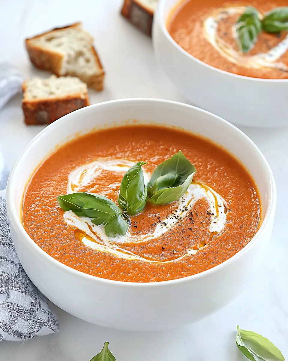 Creamy Tomato Basil Soup
