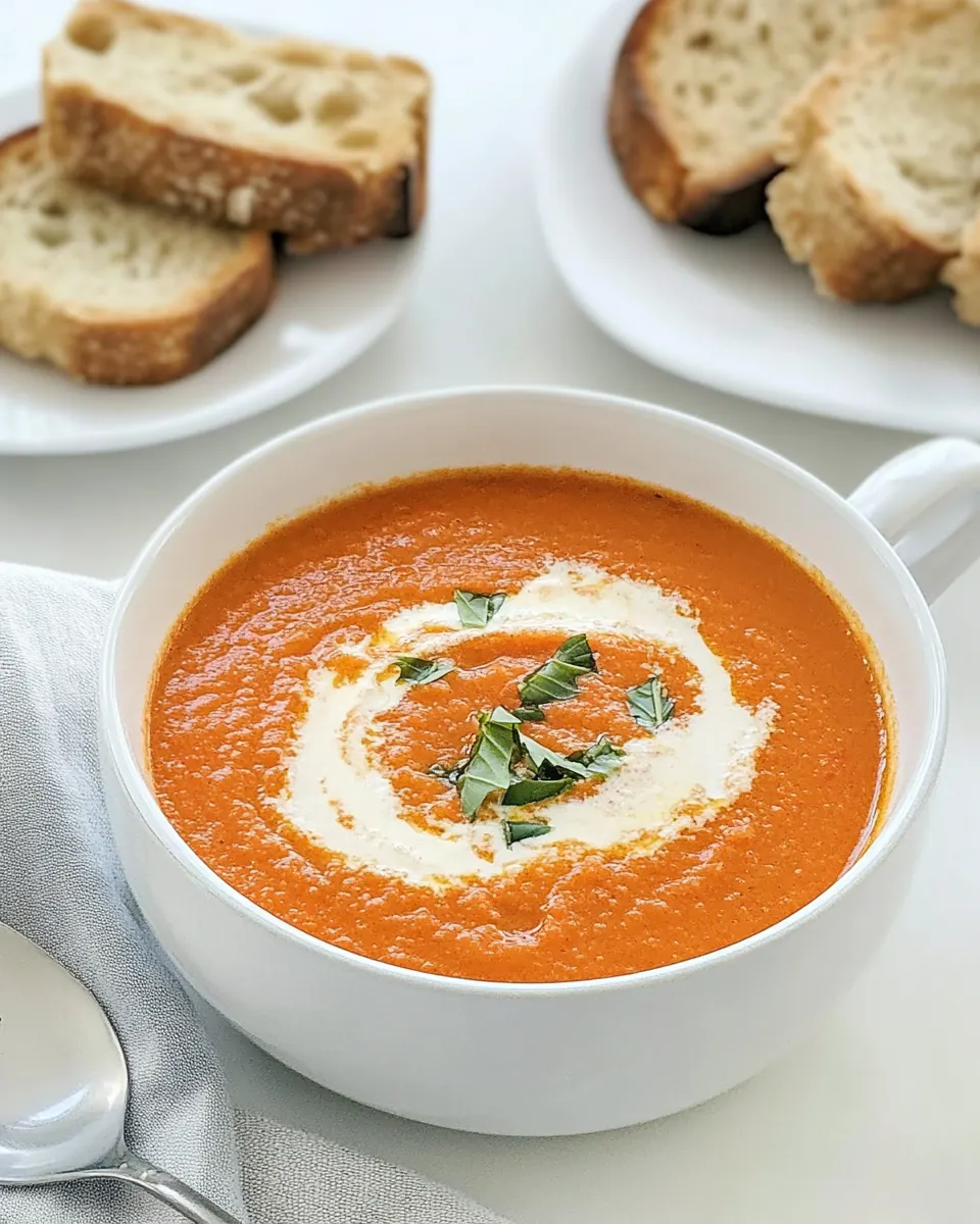 Creamy Tomato Basil Soup