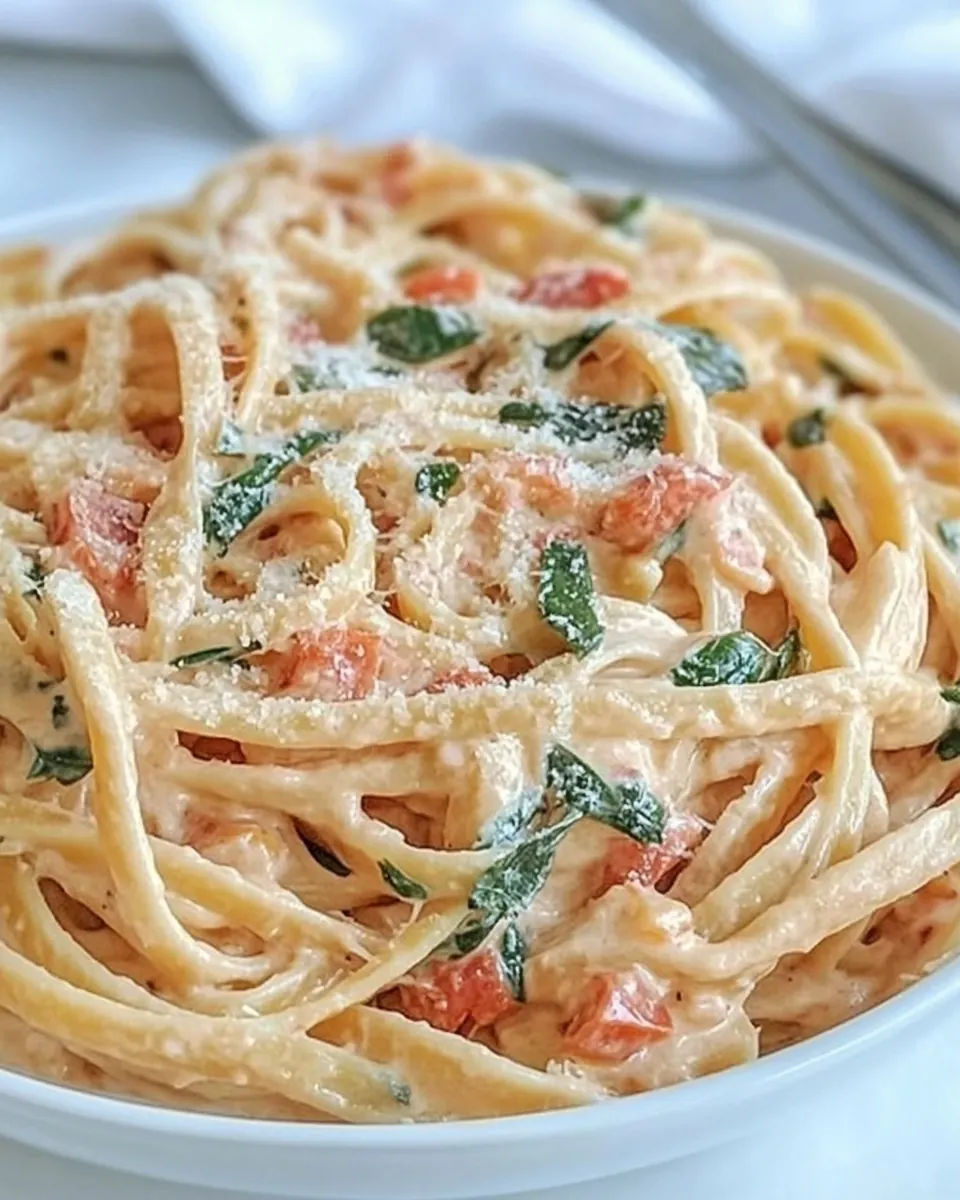 Creamy Tomato and Basil Pasta