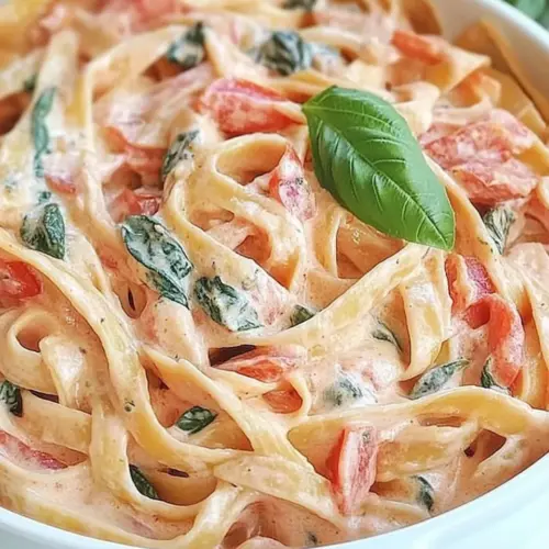 Creamy Tomato and Basil Pasta