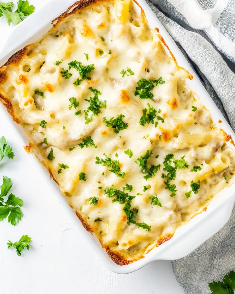 Creamy Tuna Pasta Bake