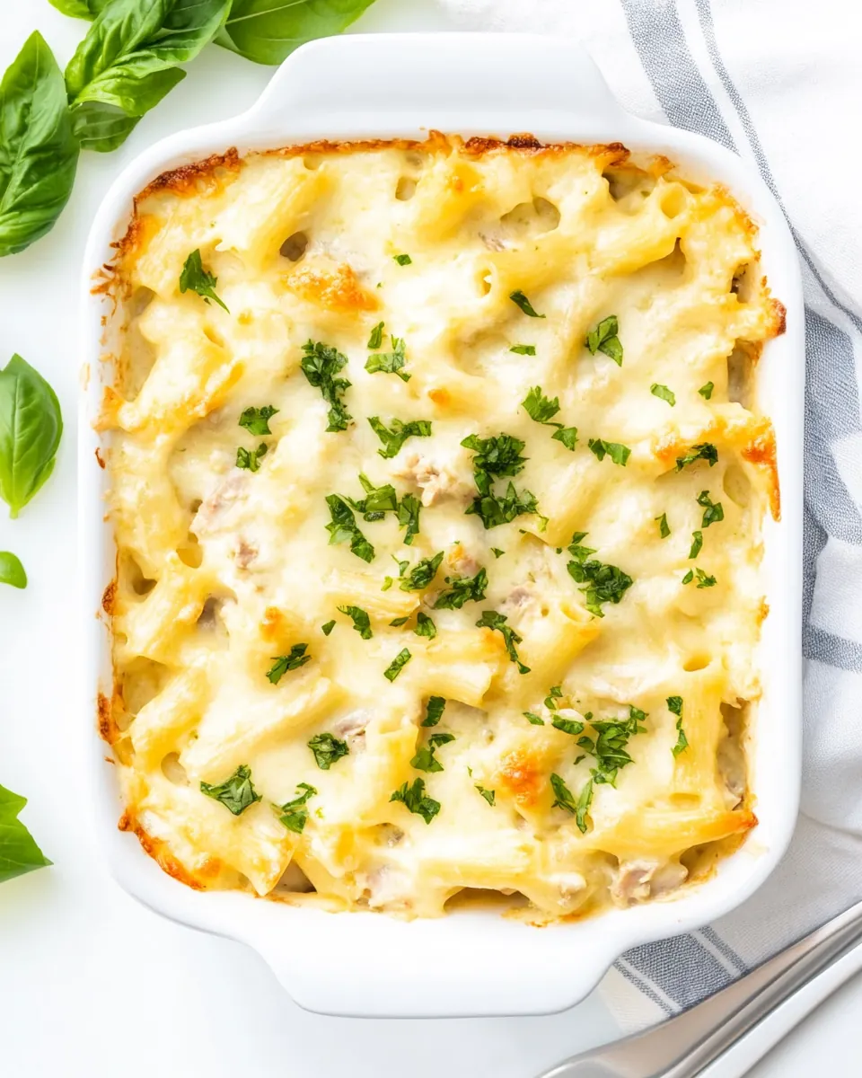Creamy Tuna Pasta Bake