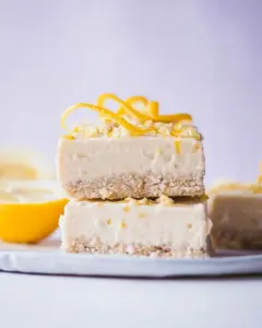 Creamy Vegan Lemon Bars
