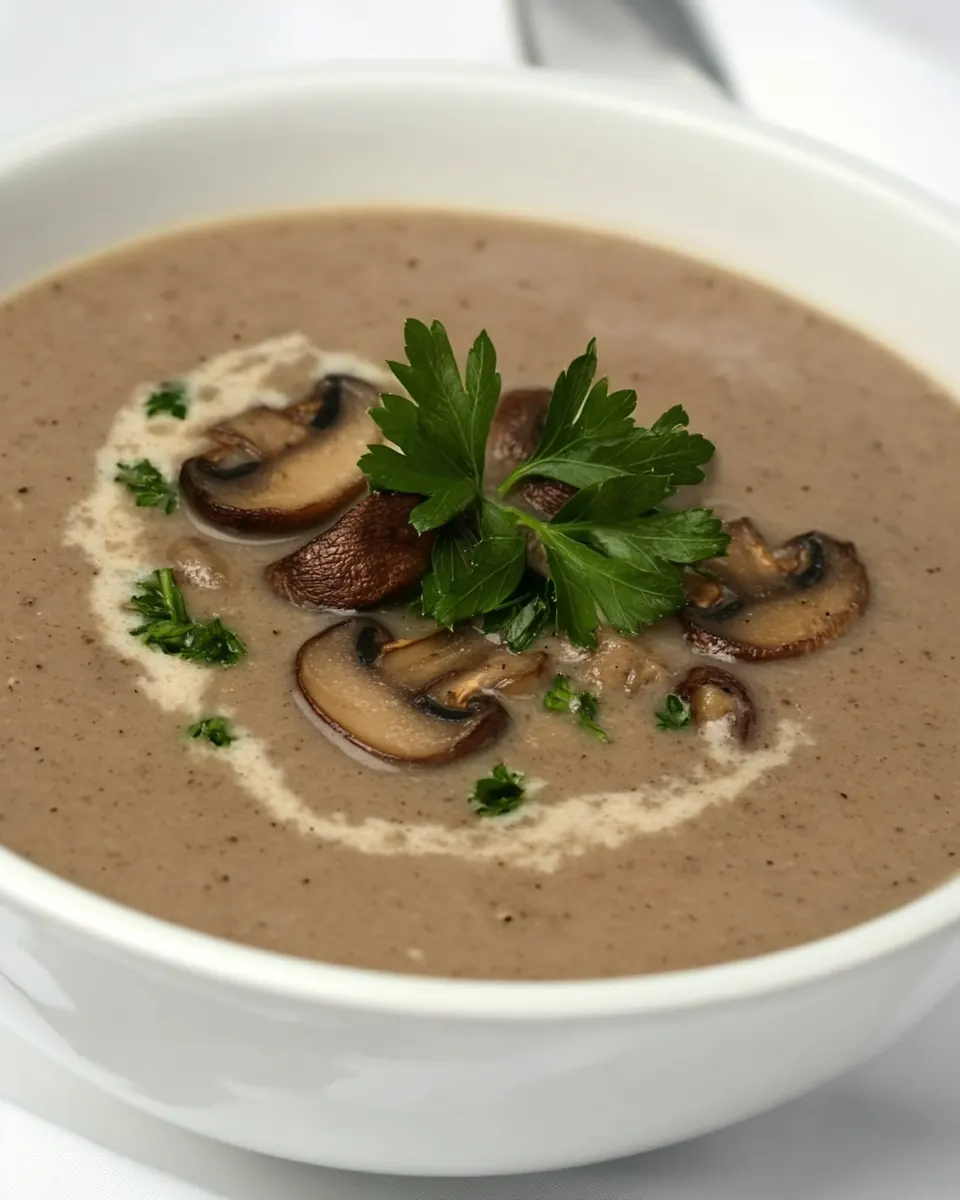 Cremini Mushroom Soup